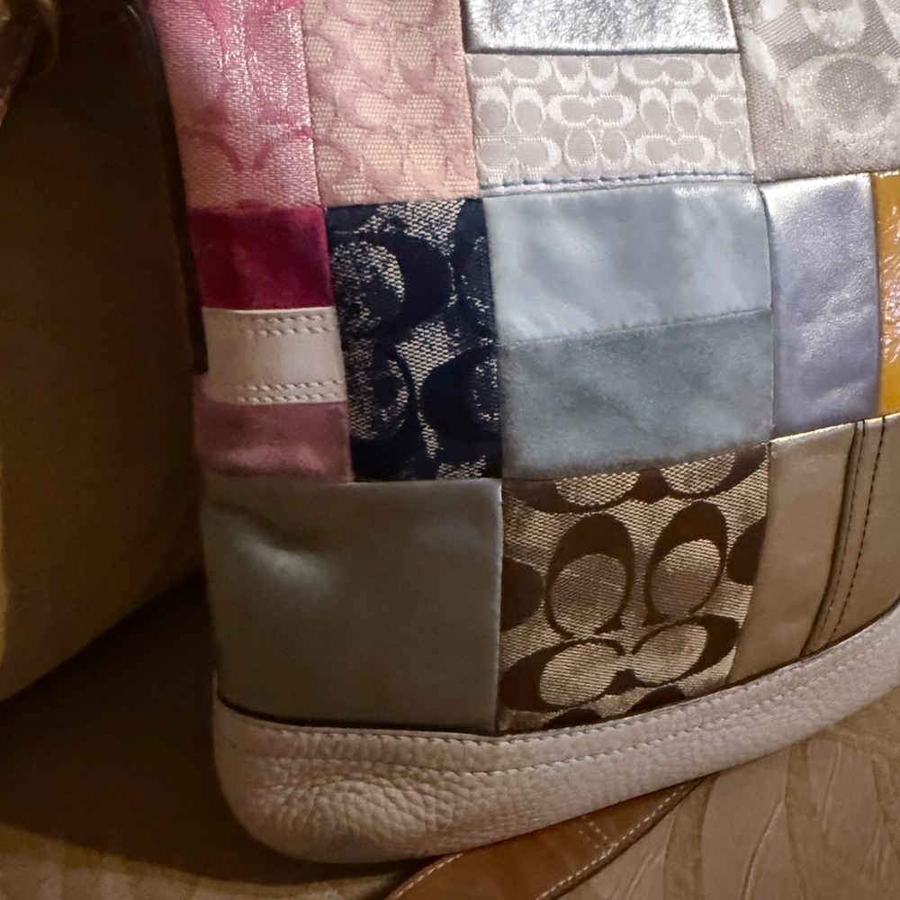 Coach Patchwork Shoulder/Crossbody Bag EUC - image 12